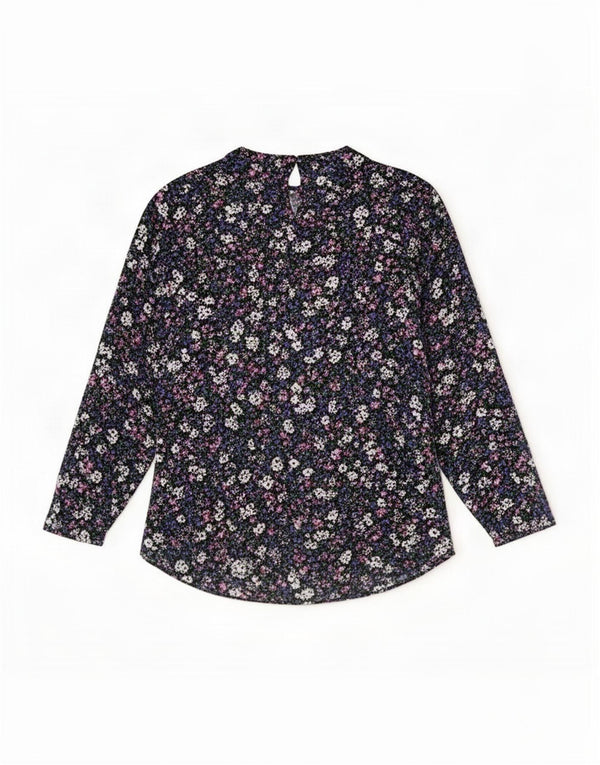 Marks & Spencer Blusa para Mujer Top UK 10 Small Multicolor Floral
