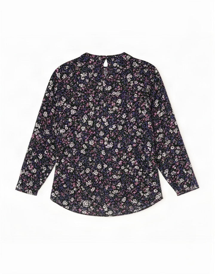 Marks & Spencer Blusa para Mujer Top UK 10 Small Multicolor Floral