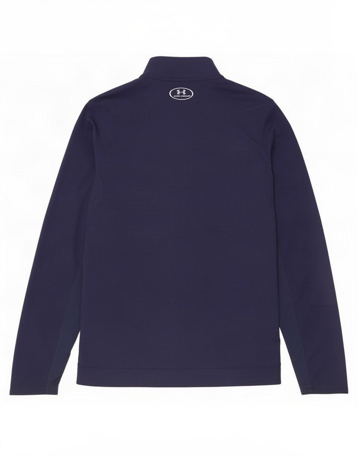 Under Armour Chaqueta superior de chándal con gráfico gráfico para hombre Poliéster azul marino mediano