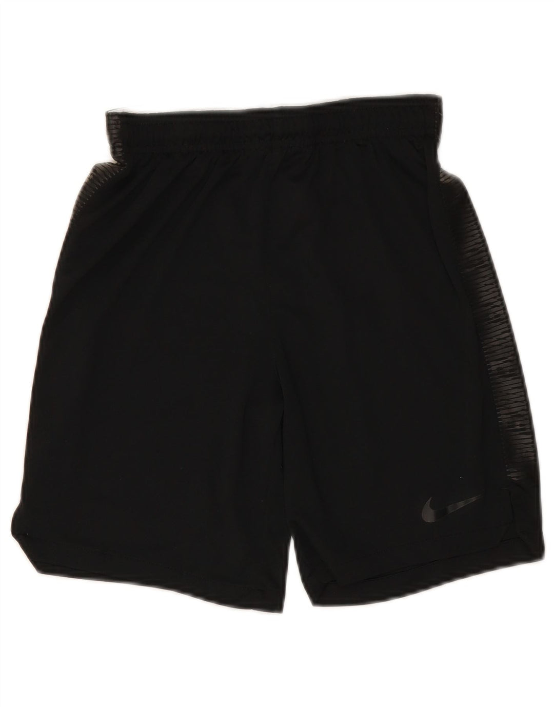 NIKE Pantalones cortos deportivos Dri Fit para niños 12-13 años Grande Poliéster negro