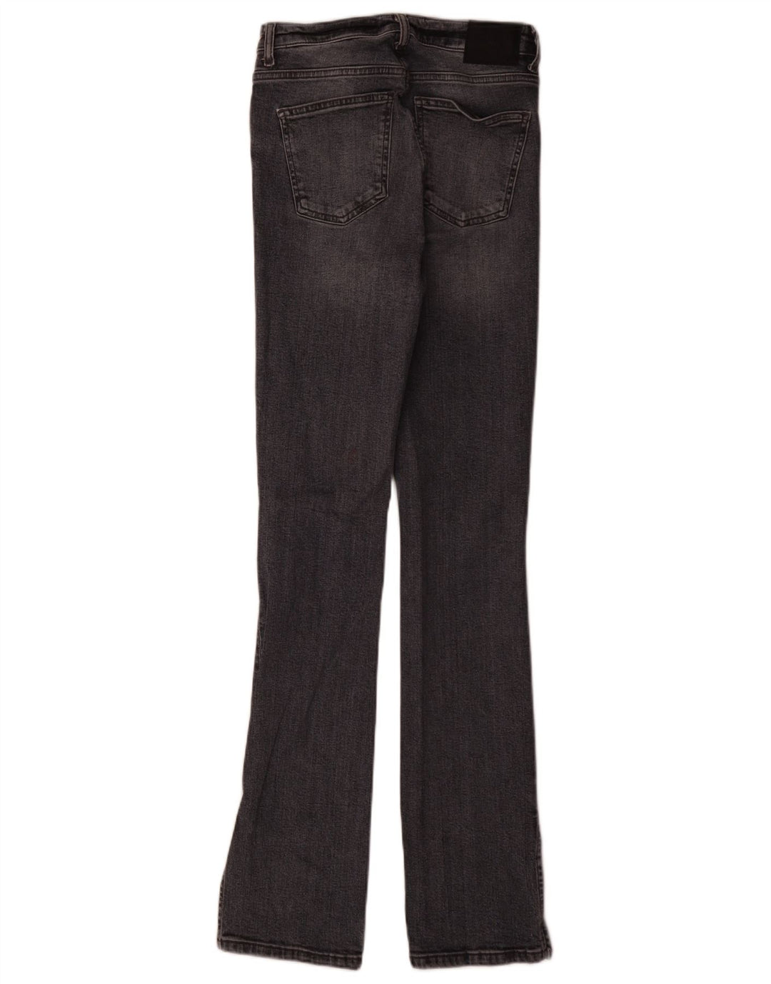 Zara Jeans ajustados desgastados para mujer EU 38 Small W28 L34 Algodón gris