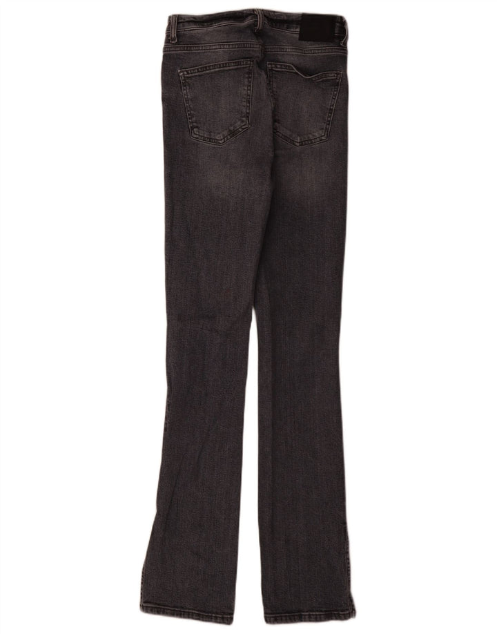 Zara Jeans ajustados desgastados para mujer EU 38 Small W28 L34 Algodón gris