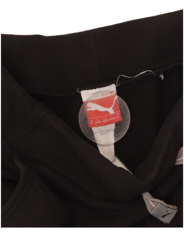Puma Pantalones De Chándal Gráficos De Algodón Negro Mediano Hombre