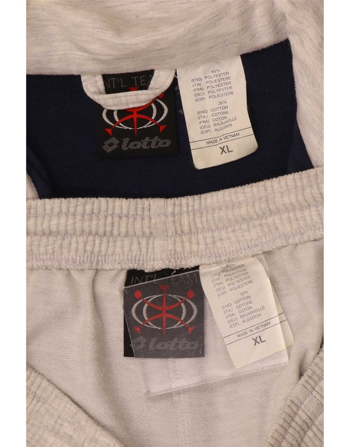 Lotto Chándal Completo Gráfico Hombre XL Poliéster Color Block Gris