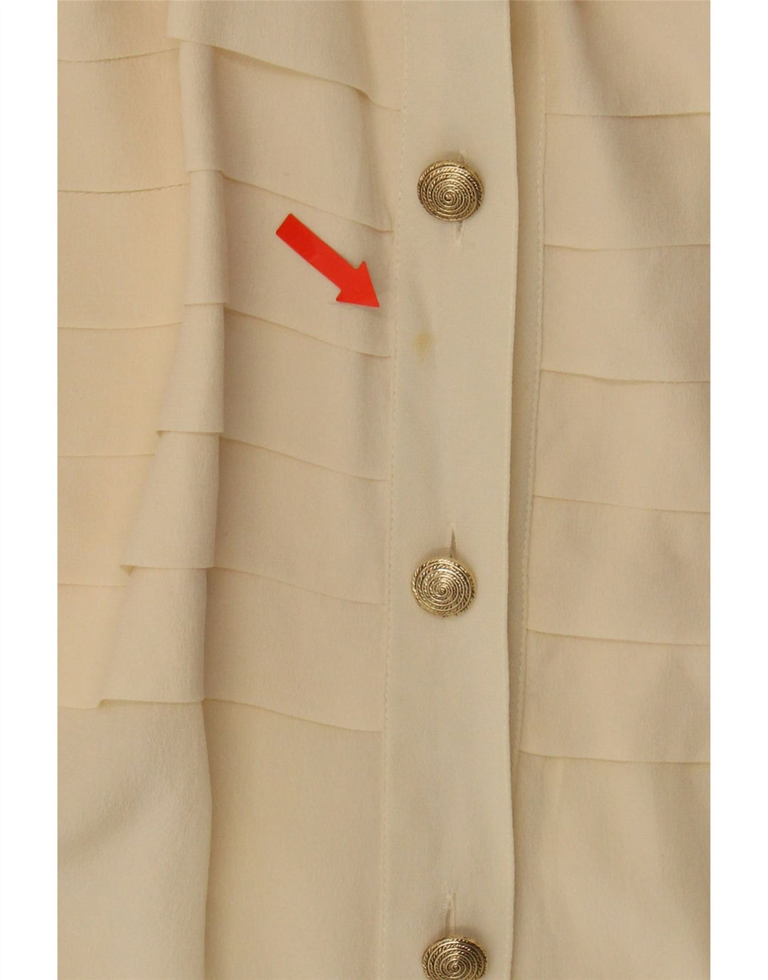 PERSONA Womens Oversized See Through Shirt Blouse Size 19 Small Yellow Vintage Persona and Second-Hand Persona from Messina Hembry 