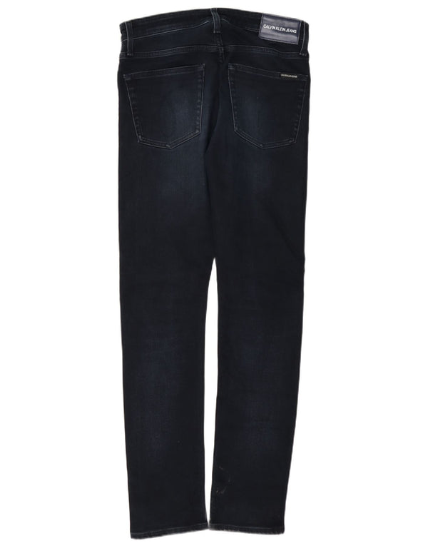 Calvin Klein Jeans ajustados para hombre W28 L32 Algodón azul marino