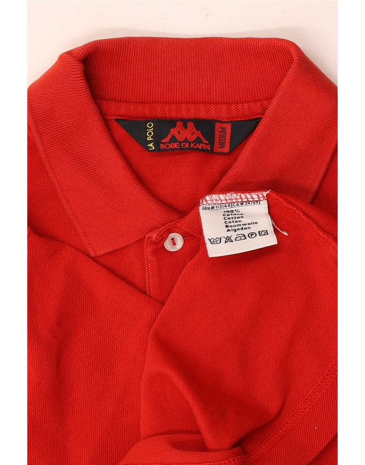 Polo Kappa Hombre Algodón Rojo Medio