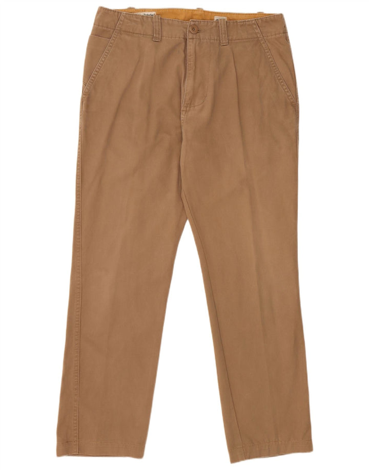 TIMBERLAND Pantalón chino recto para hombre W33 L29 Marrón