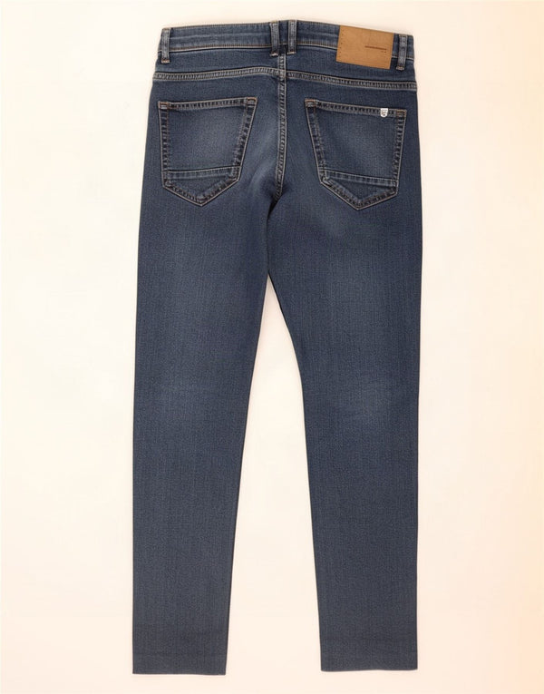 Zara Mens Slim Jeans EU 42 Large W32 L27 Algodón Azul