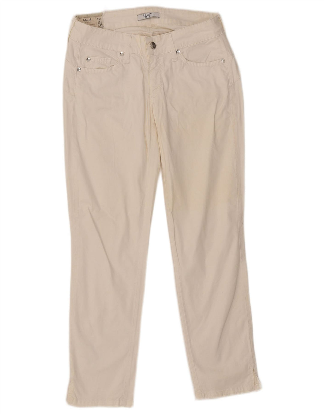 Jeans Ajustados Mujer Liu Jo W28 L26 Algodón Blanco
