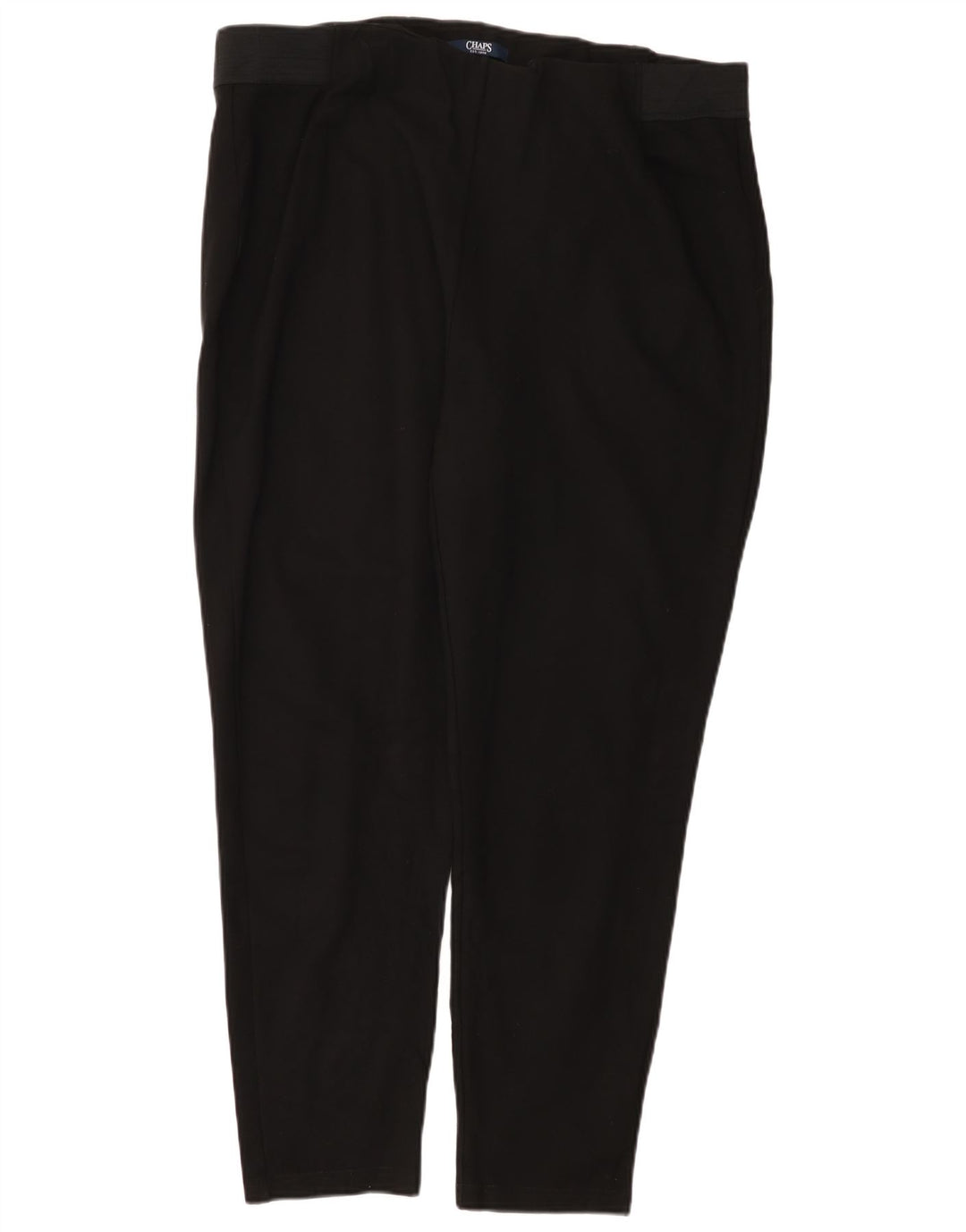 Chaps Leggings para mujer UK 20 2XL Viscosa negra