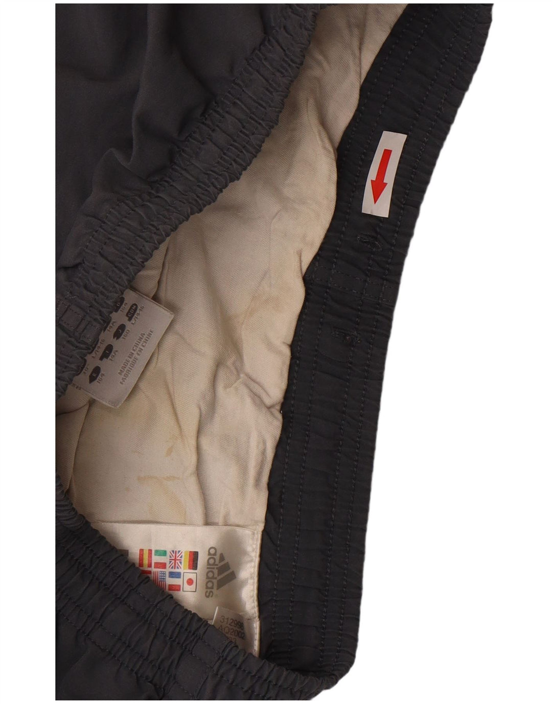 Adidas Pantalón corto deportivo para niño 13-14 años Gris Poliéster