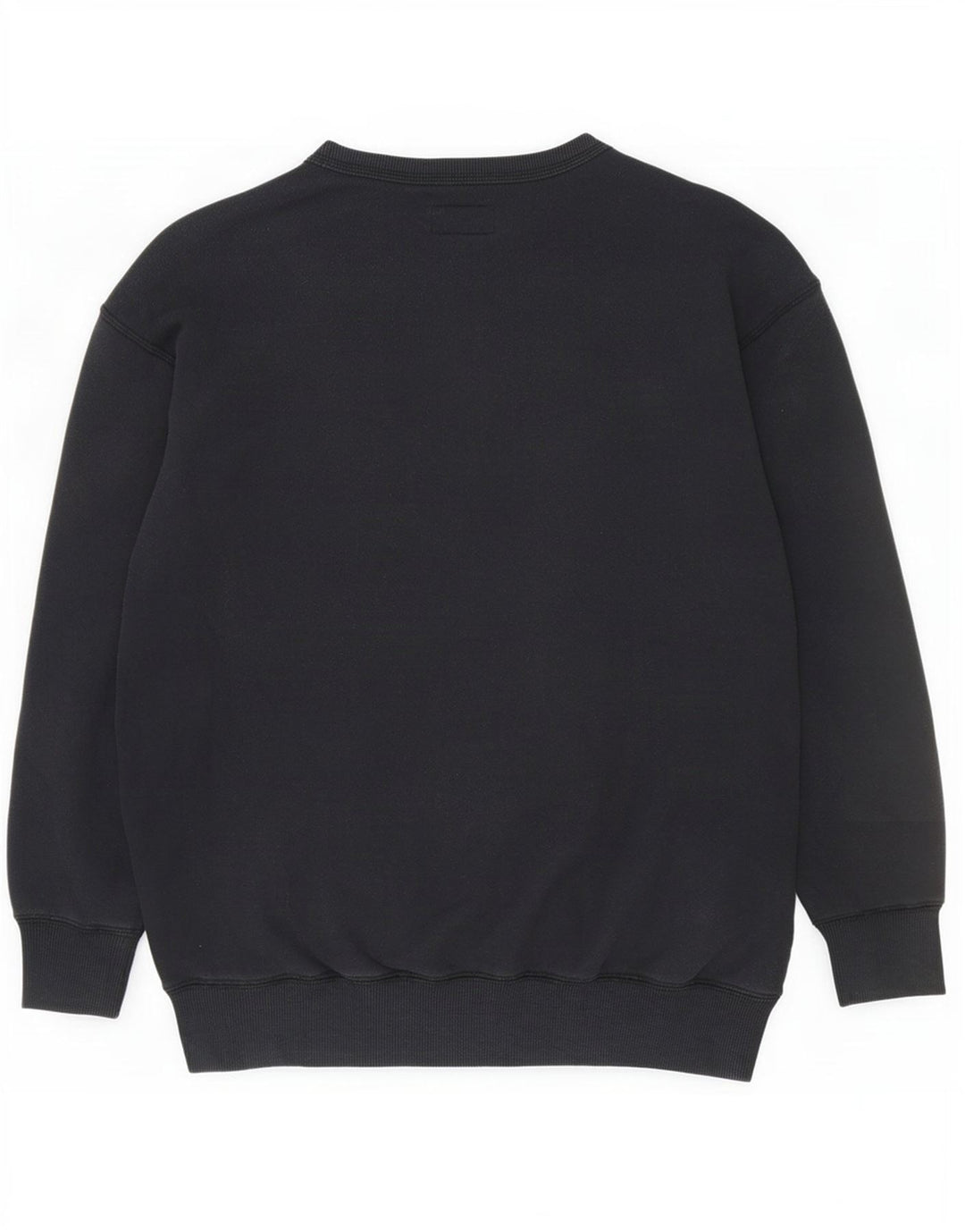 Converse - Sudadera extragrande para mujer, talla 6, XS, algodón negro