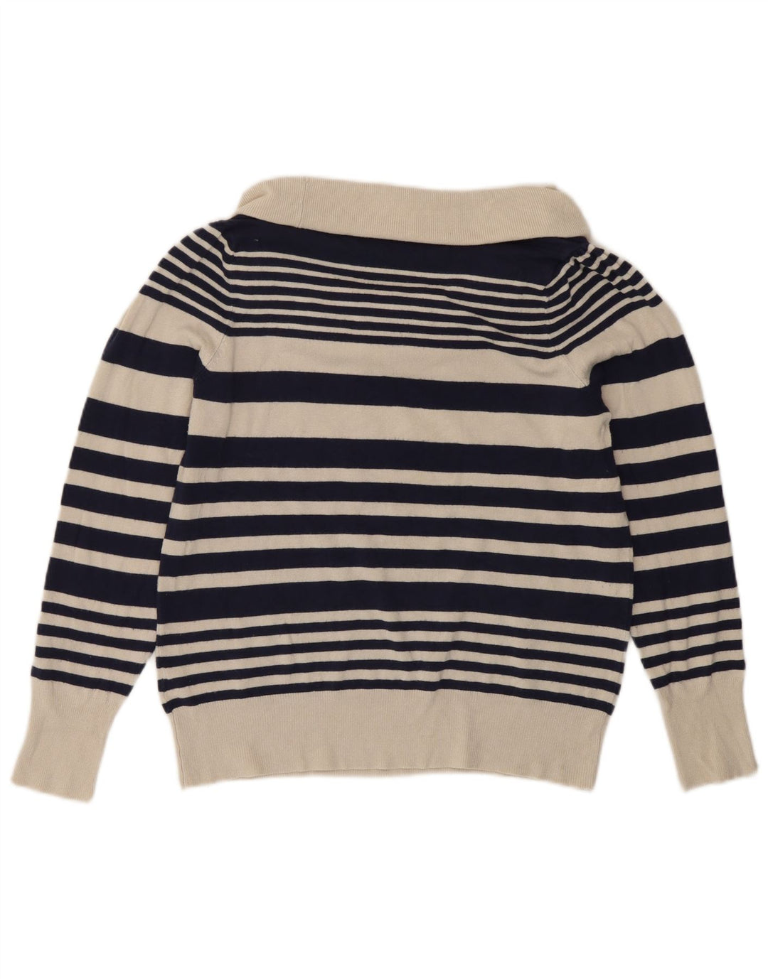 Marks & Spencer Suéter tipo jersey con cuello vuelto para mujer UK 44 Grande Azul marino