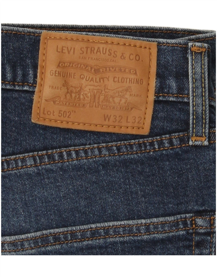 LEVI'S Vaqueros cónicos 502 para hombre W32 L29 Algodón azul