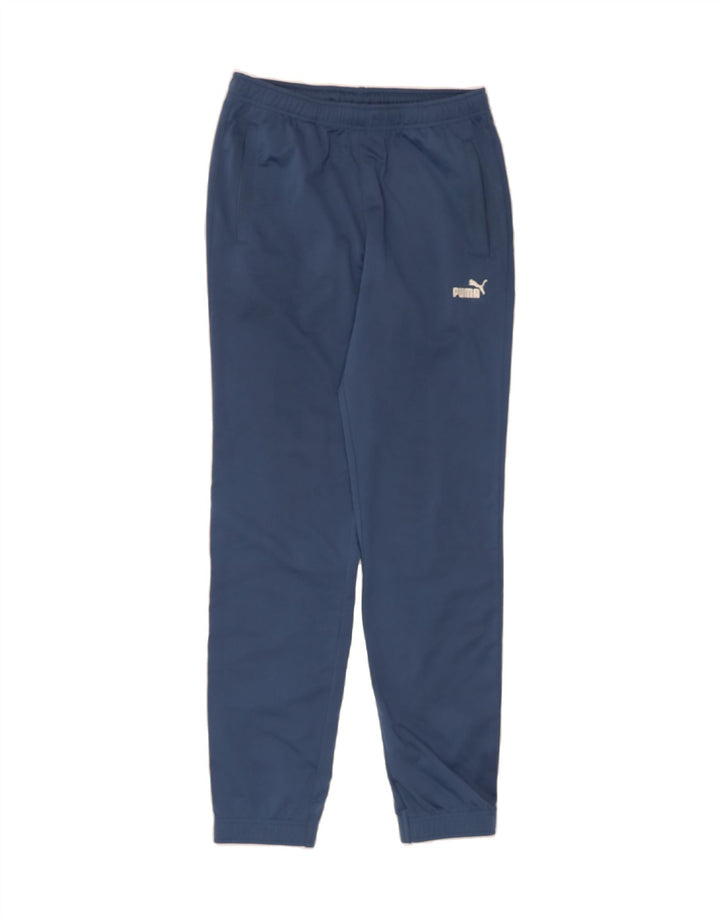 PUMA Mens Tracksuit Trousers Joggers Small  Blue Polyester Vintage Puma and Second-Hand Puma from Messina Hembry 