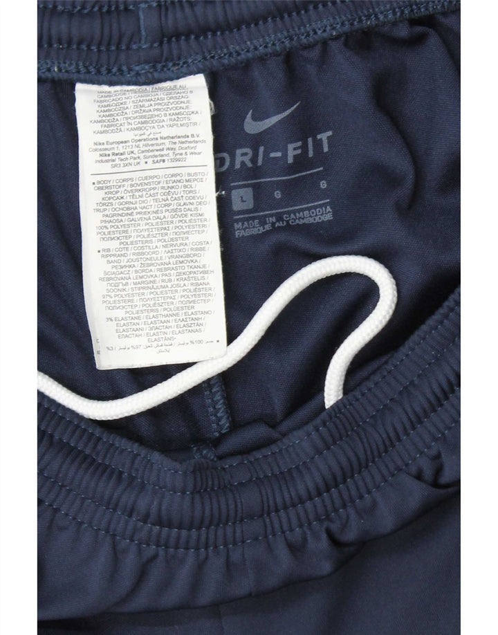 Nike - Pantalón de chándal para hombre, talla grande, azul marino, poliéster