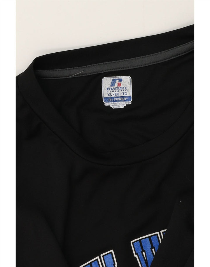 Russell Athletic Hombre Dri-Power Graphic Chaleco Top XL Negro
