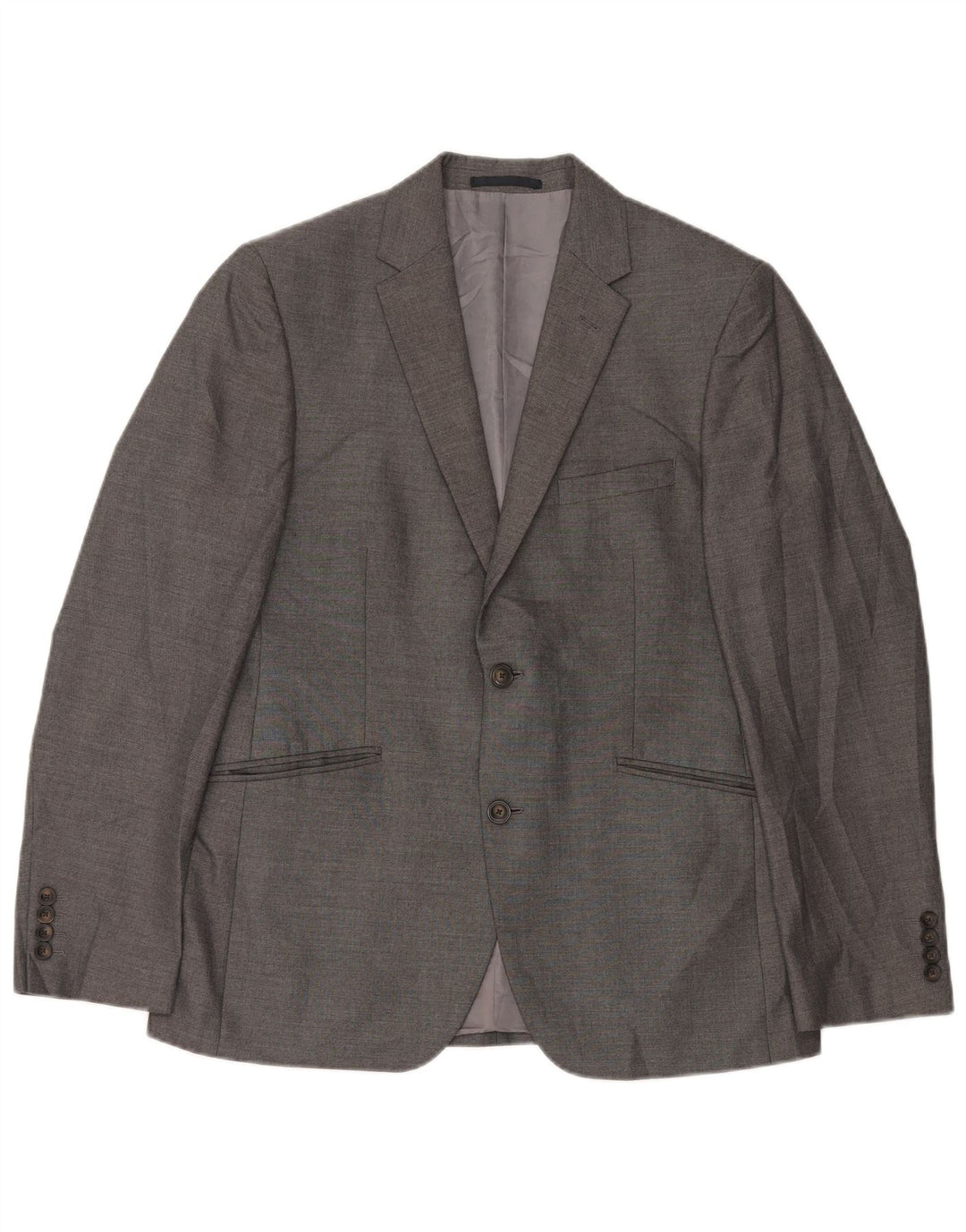 Marks & Spencer Chaqueta tipo blazer a medida con 2 botones para hombre UK 40 Gris medio