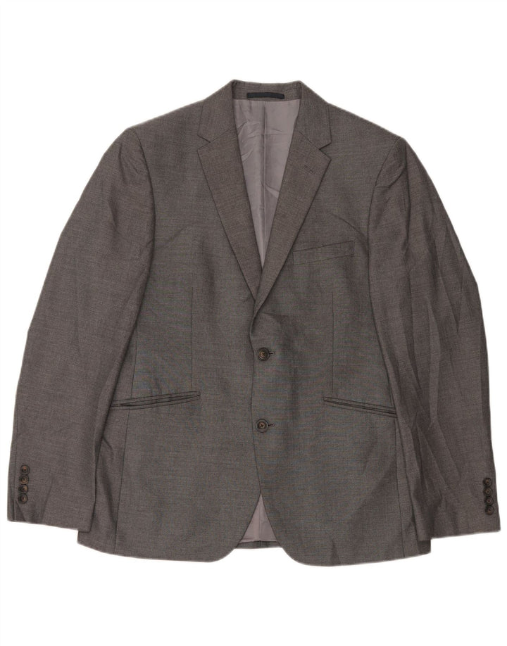 Marks & Spencer Chaqueta tipo blazer a medida con 2 botones para hombre UK 40 Gris medio