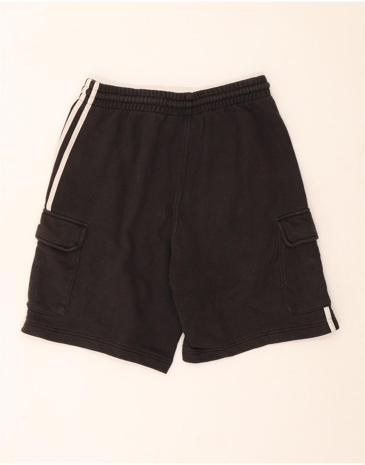 Pantalones cortos deportivos Adidas para hombre de algodón gris medio