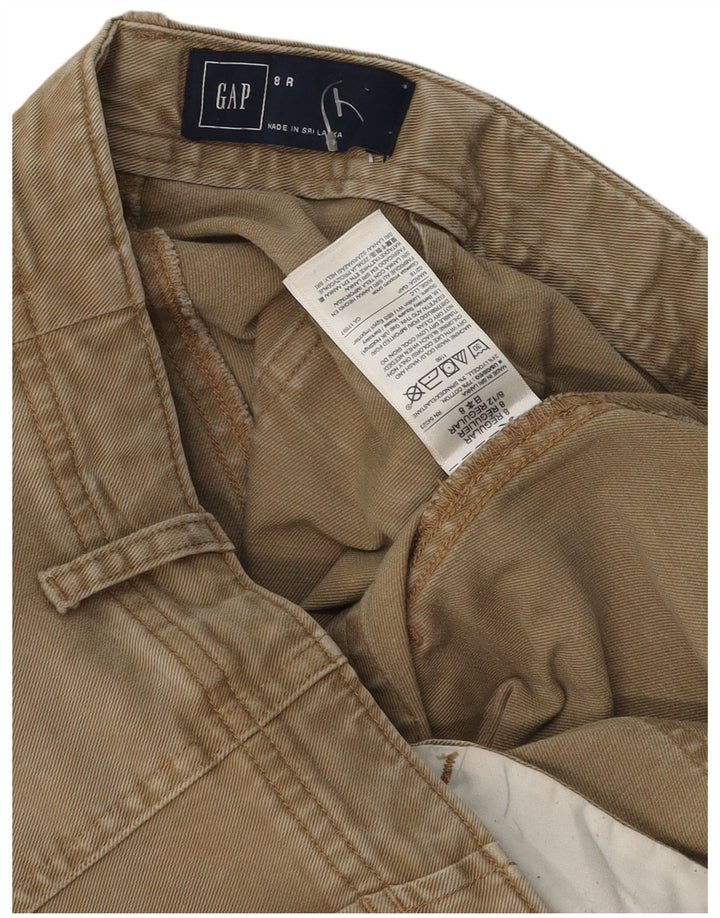 Gap Pantalones Capri para Mujer US 8 Medium W30 L17 Algodón Caqui