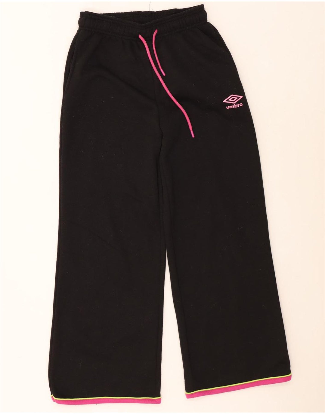Umbro Pantalones de chándal para mujer UK 44 Mediano Negro Colorblock Poliéster