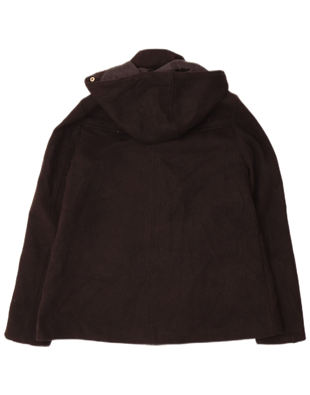 Zara Mujer Cazadora Bomber Con Capucha UK 6 XS Poliéster Negro