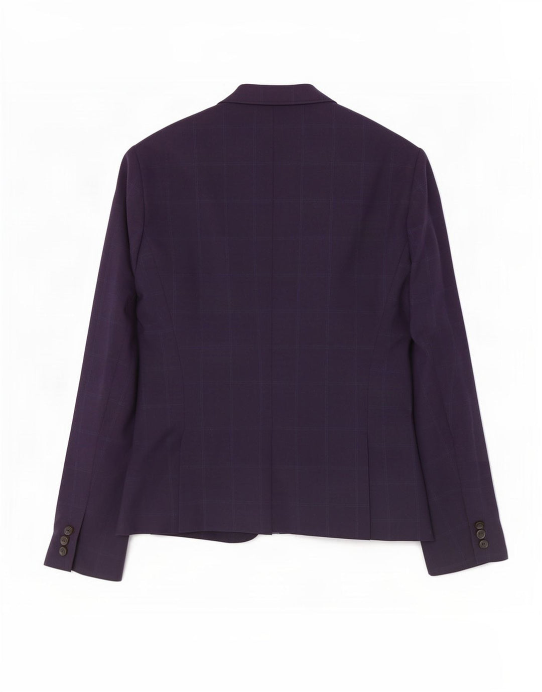 Zara Chaqueta Blazer De 1 Botón Para Mujer EU 38 Small Azul Marino A Cuadros