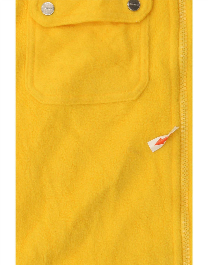 Chaps Chaleco polar para mujer UK 16 Grande Poliéster amarillo