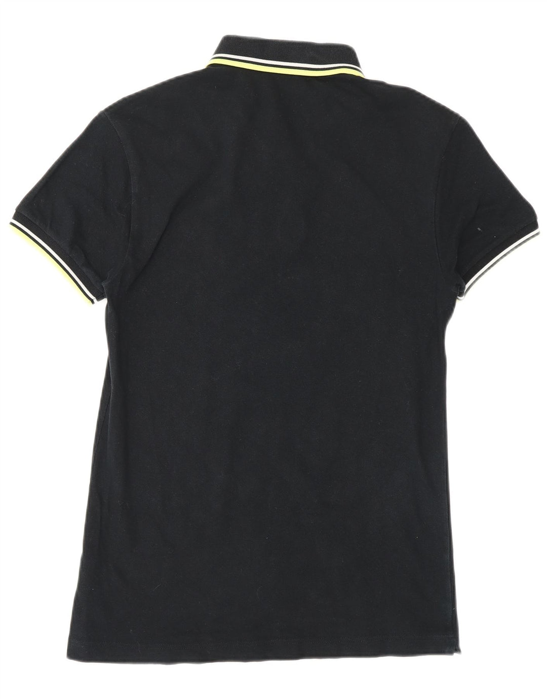 FRED PERRY Polo para hombre pequeño algodón negro