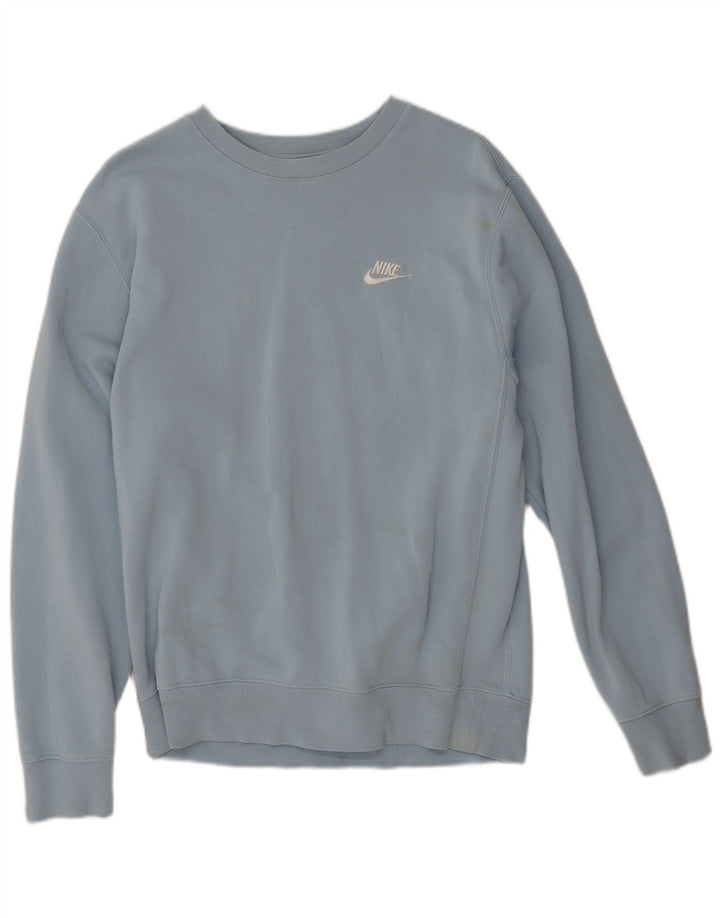Nike Hombre Sudadera Jumper Small Azul Algodón
