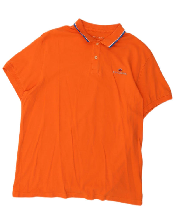 CANADIENS Polo para hombre IT 56 2XL Naranja Algodón
