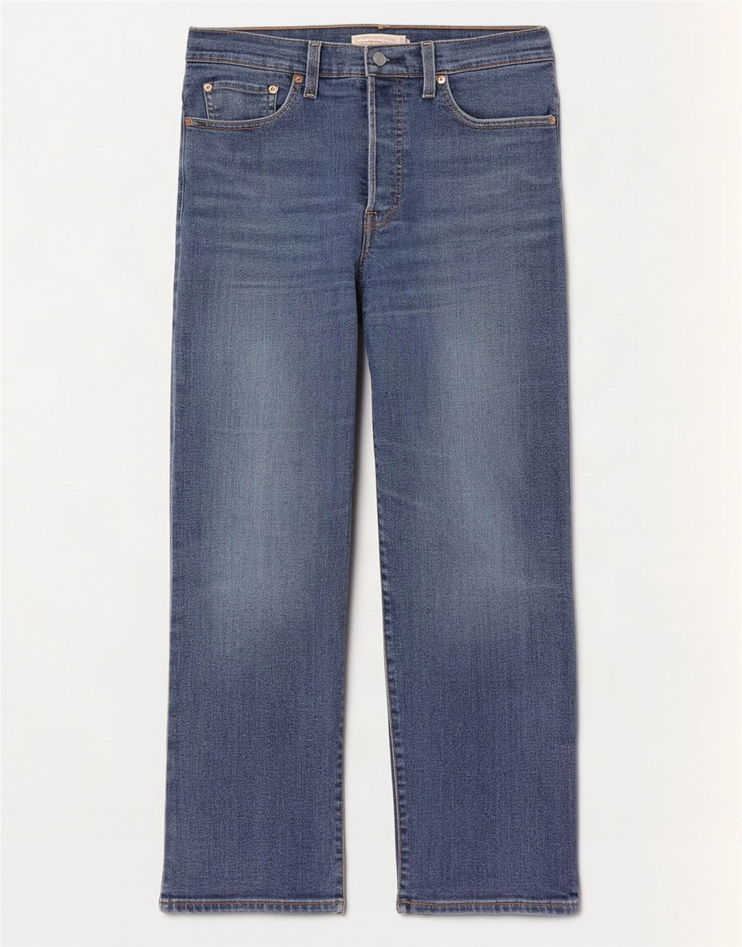 Vaqueros Levi's Ribcage Rectos Mujer W27 L29 Algodón Azul