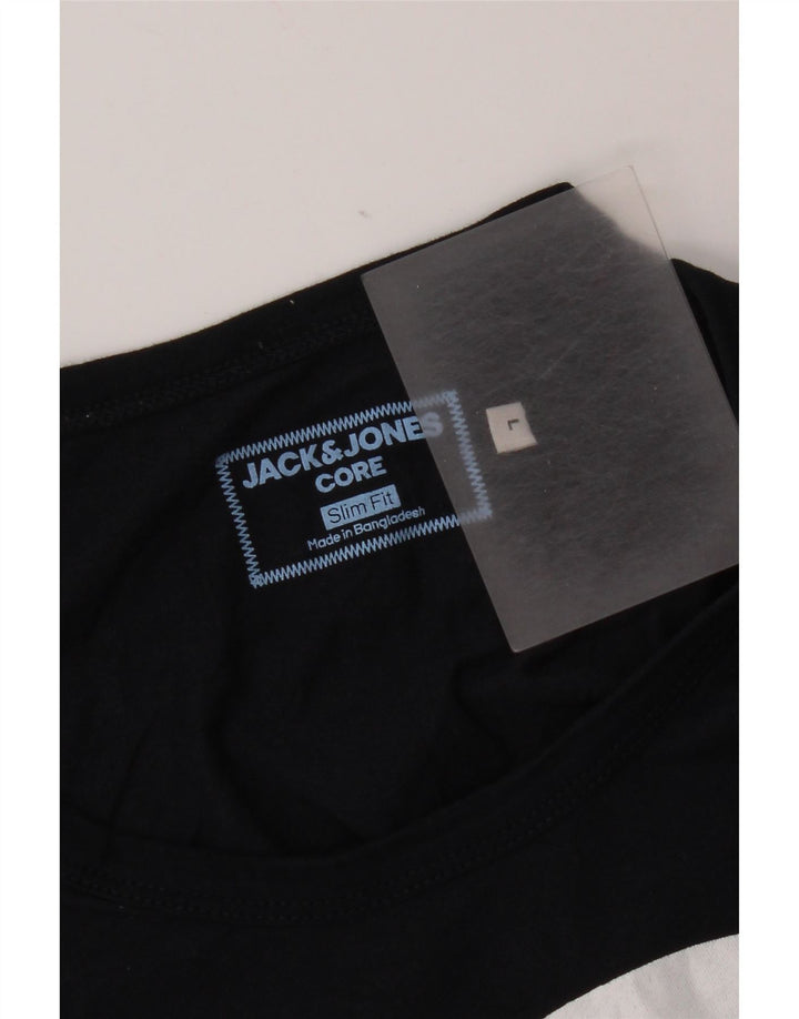 Jack & Jones Hombre Slim Fit Graphic Vest Top Grande Azul Marino
