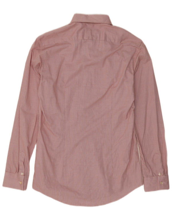 Camisa Reiss Slim Fit De Algodón A Cuadros Rojo Pequeño Para Hombre