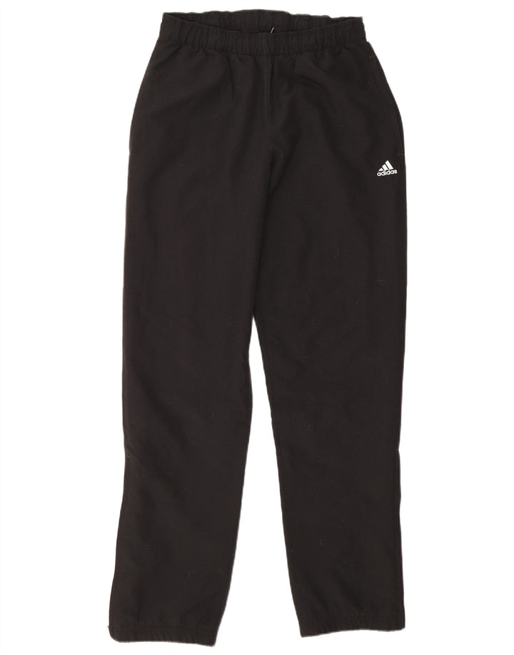 Adidas Mens Climalite Chándal Pantalones Pequeños Negro Poliéster