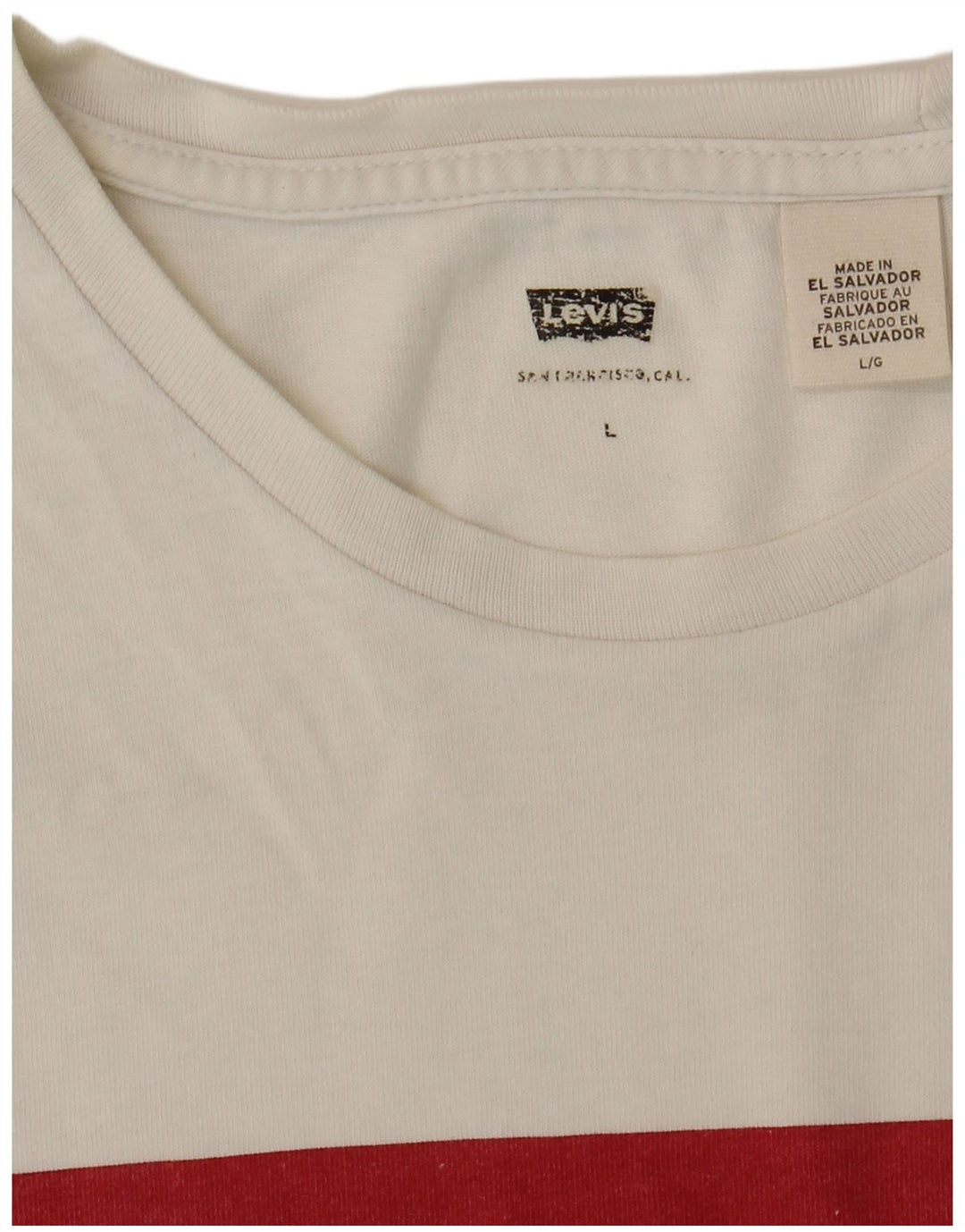 Levi's - Camiseta gráfica para hombre, talla grande, color blanco