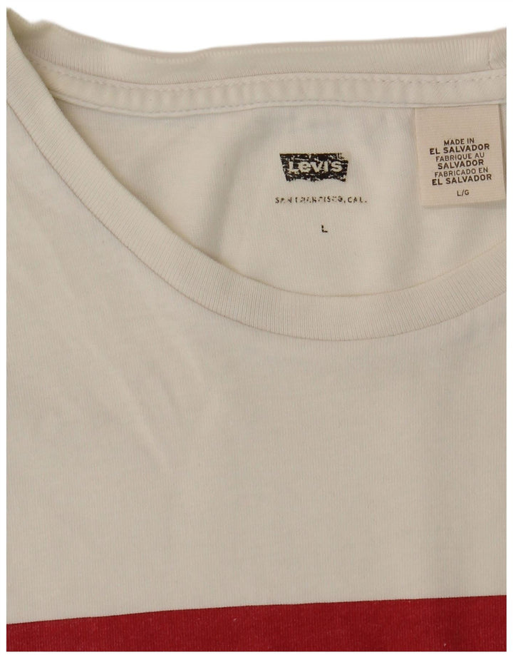 Levi's - Camiseta gráfica para hombre, talla grande, color blanco