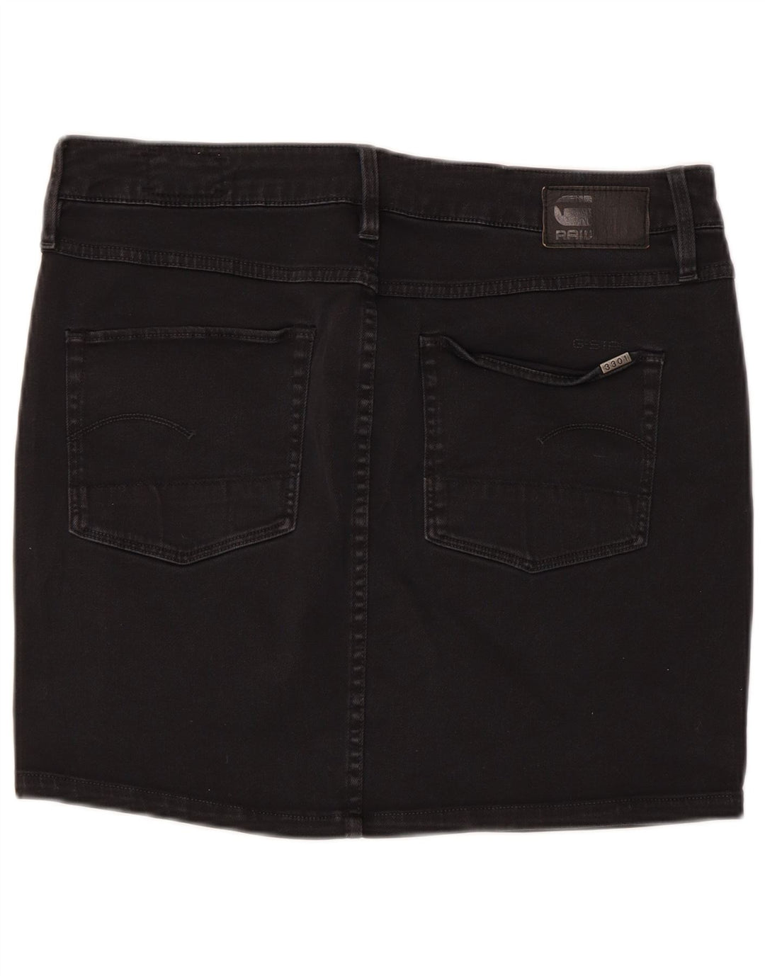 Minifalda Vaquera G-Star W30 Mediana De Algodón Negro