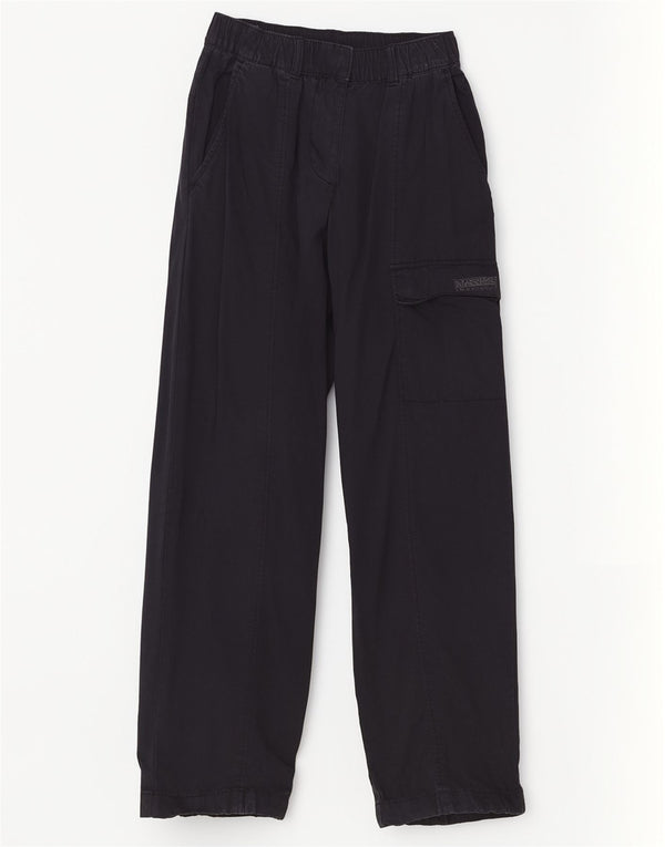 Napapijri Pantalones cargo holgados para niñas 11-12 años W26 L27 Azul marino