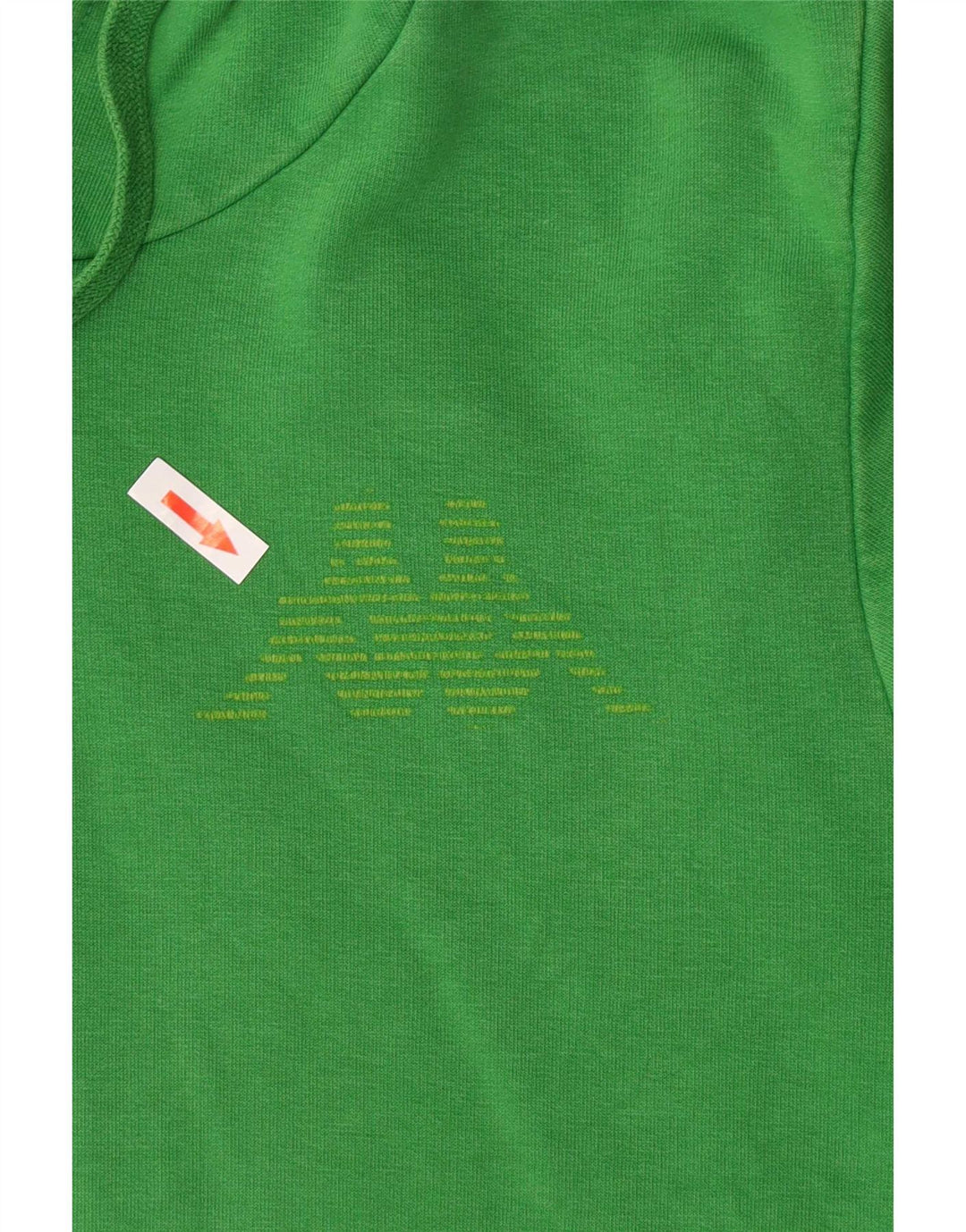Kappa Hombre Sudadera Con Capucha Gráfica Jersey De Algodón Verde Medio