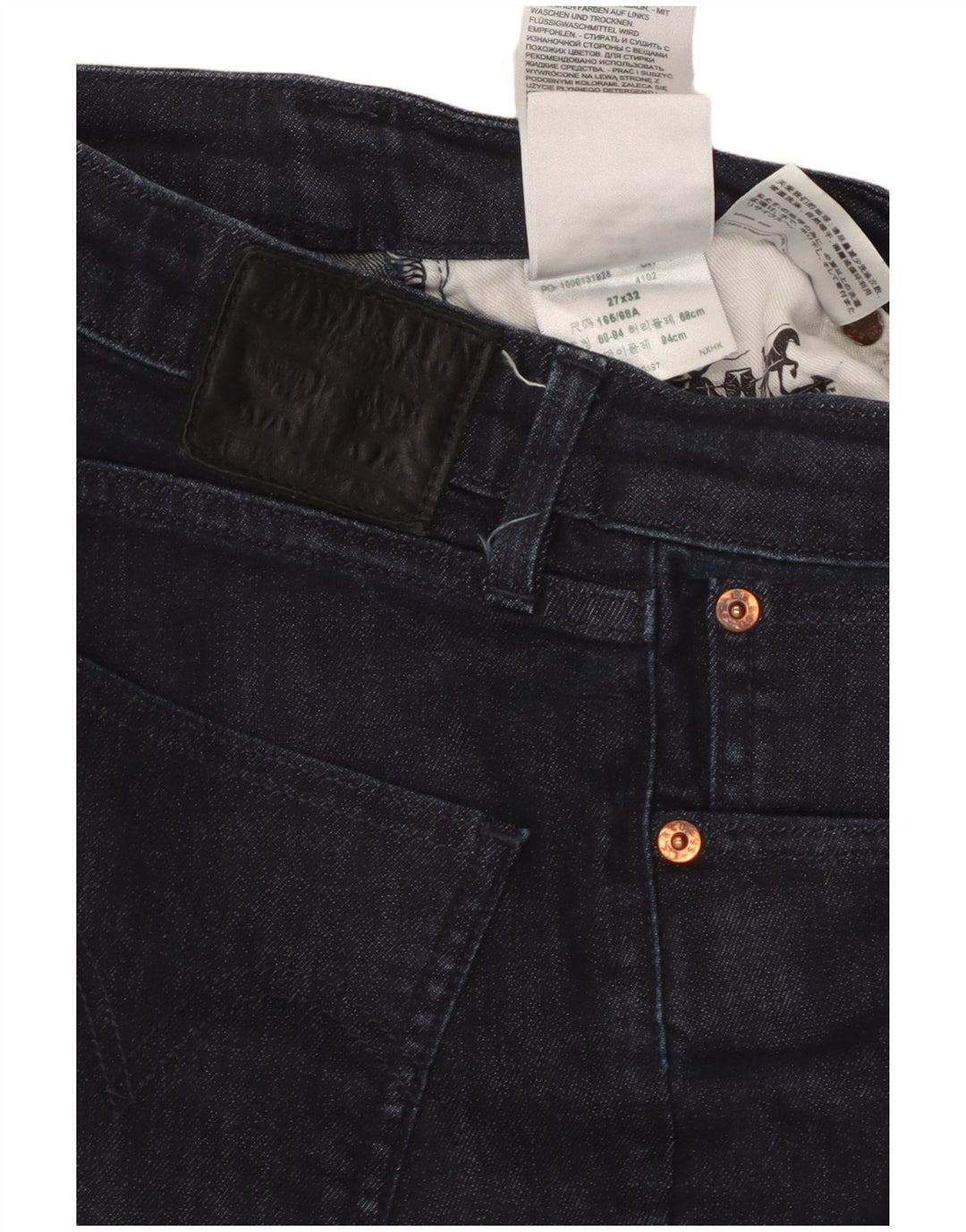 LEVI'S Vaqueros pitillo para mujer W27 L32 Algodón azul marino
