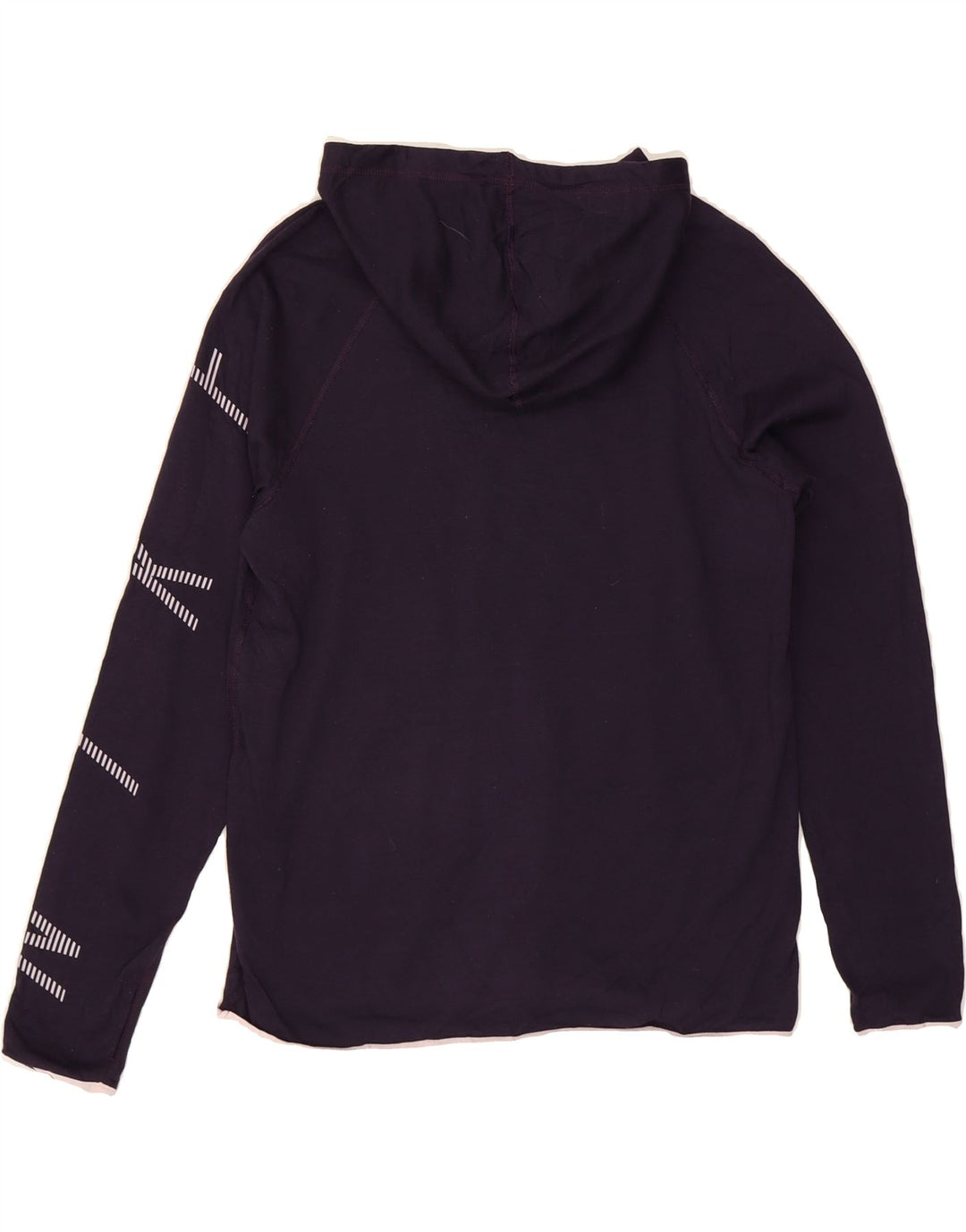 NIKE Womens Graphic Hoodie Jumper UK 14 Medium Purple Polyester Vintage Nike and Second-Hand Nike from Messina Hembry 