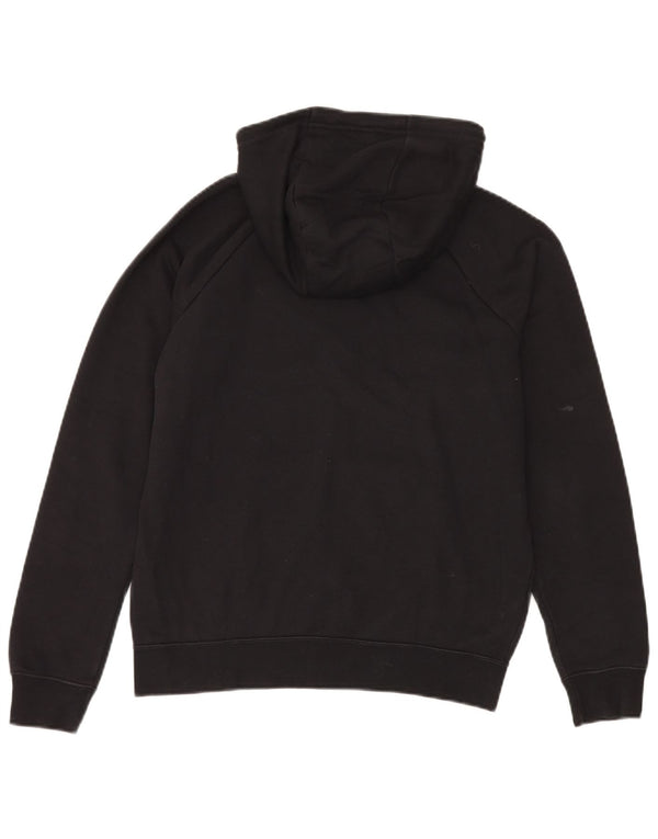 Nike - Sudadera con capucha y cremallera para hombre, talla pequeña, algodón negro