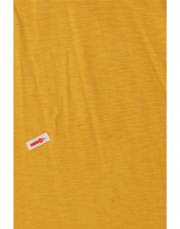 Levi's Top sin mangas gráfico para mujer UK 44 Amarillo medio