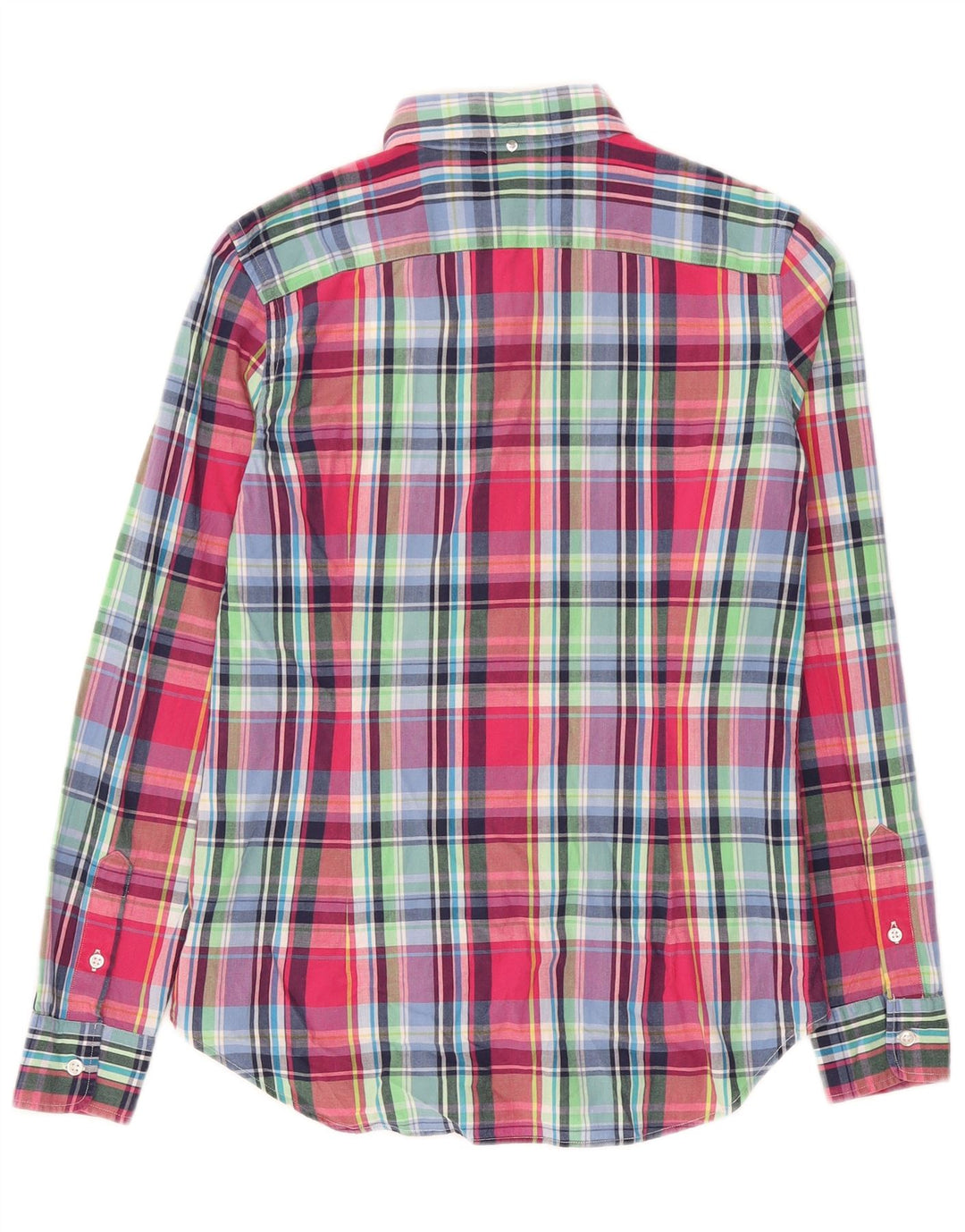 Ralph Lauren Camisa para mujer US 8 Mediana Algodón a cuadros multicolor