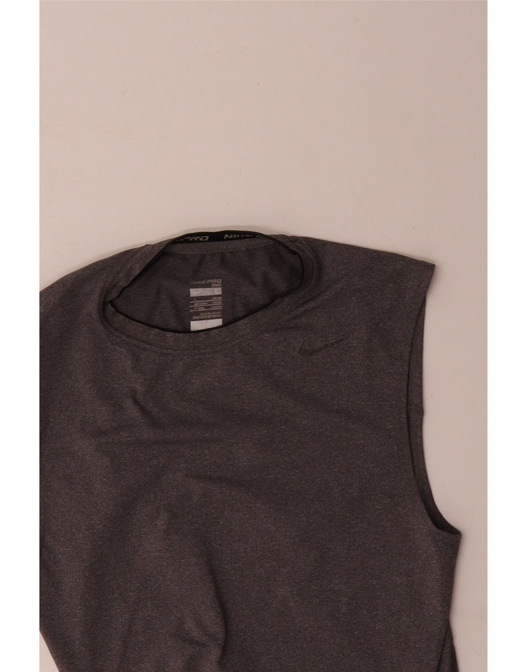 NIKE - Camiseta sin mangas para hombre, talla 42/44, talla grande, color gris