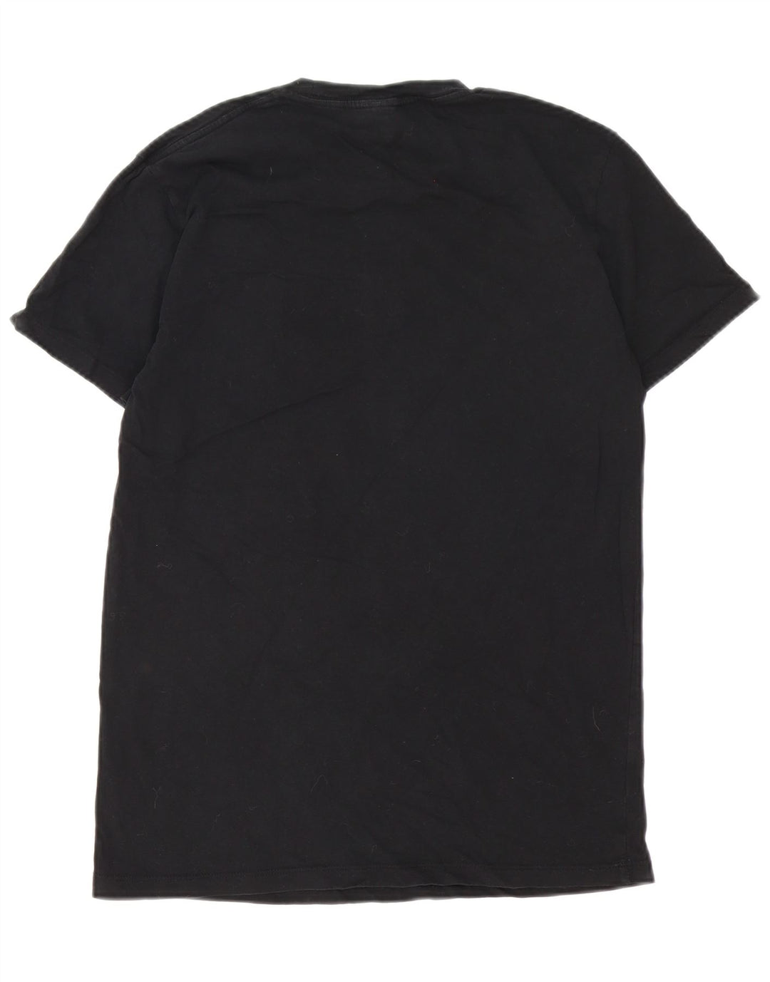 Diesel Hombre Camiseta Gráfica Top Mediano Negro