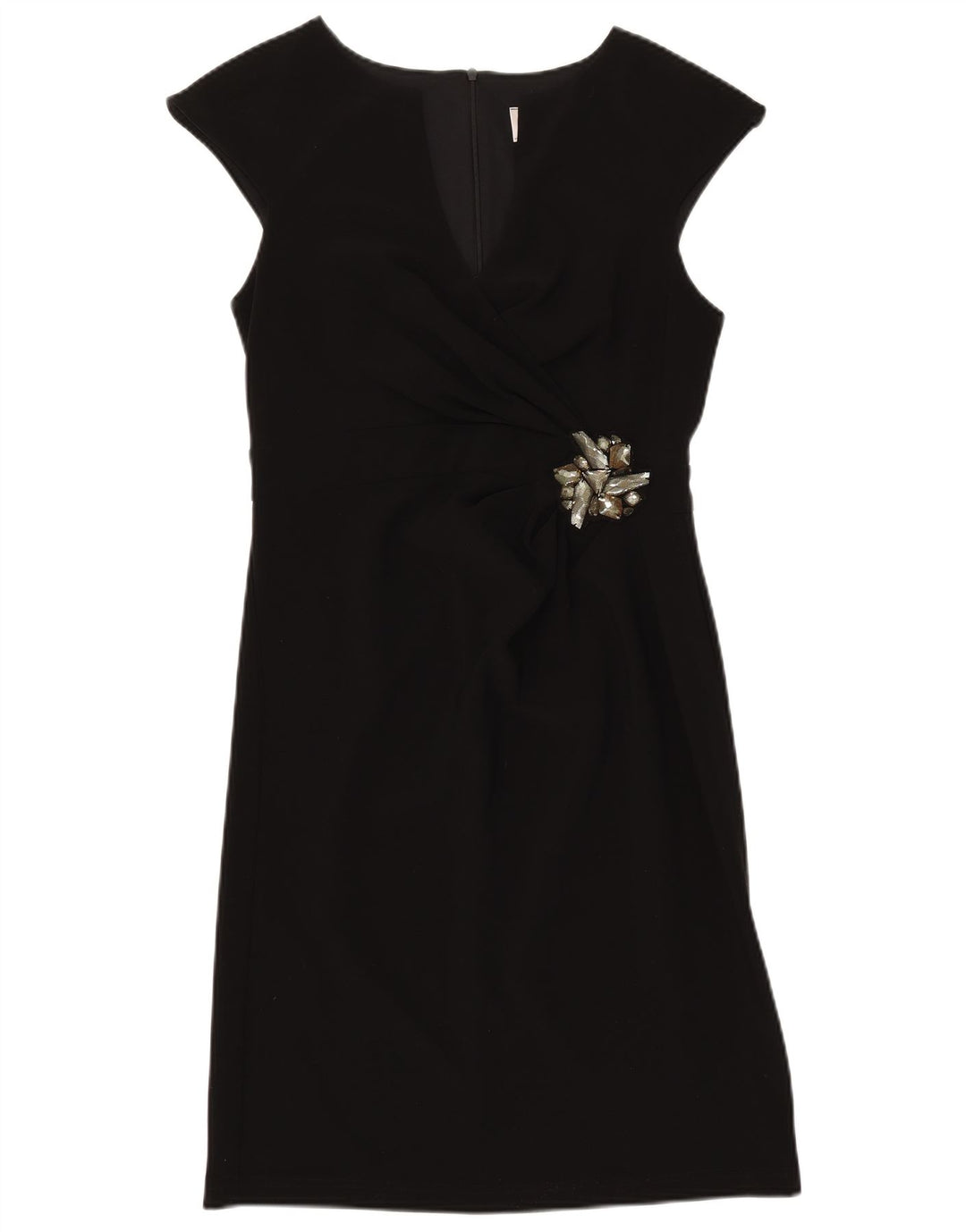 Joseph Ribkoff Vestido acampanado para mujer UK 10 Pequeño Poliéster negro